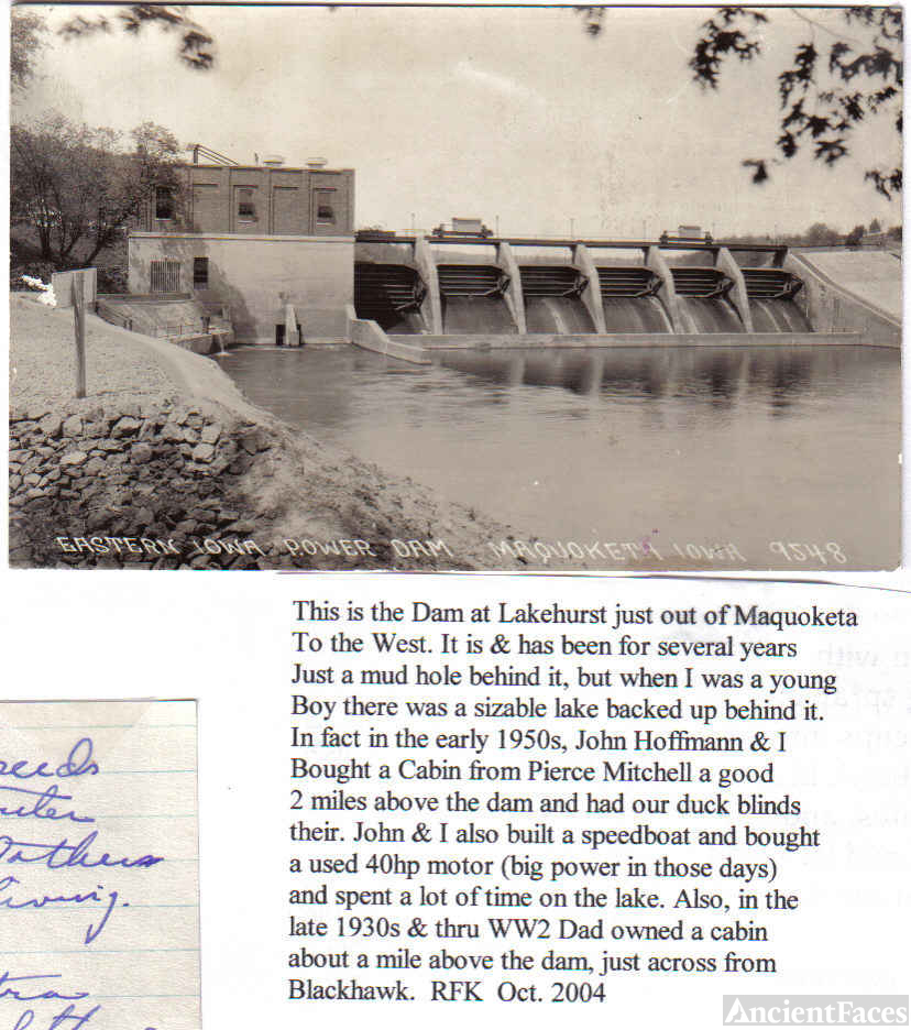 LAKEHURST DAM,MAQUOKETA,IOWA