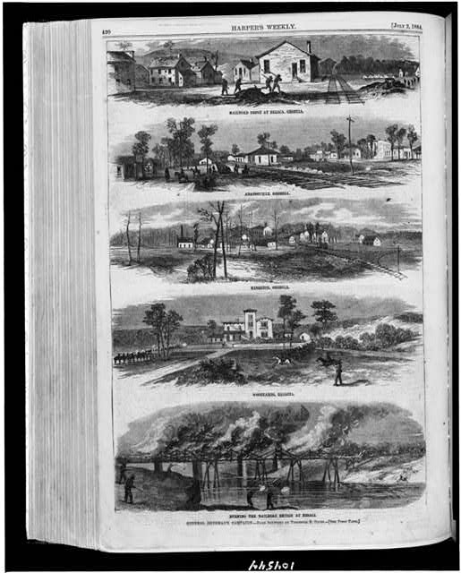 General Sherman's campaign / from sketches by Theodore R....