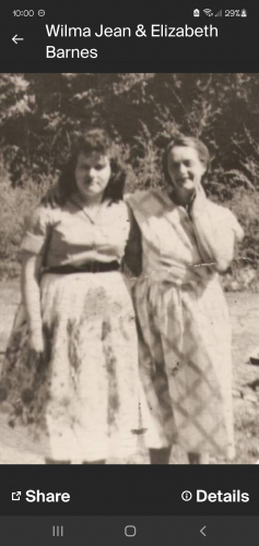 Wilma Jean and Mary Elizabeth Barnes