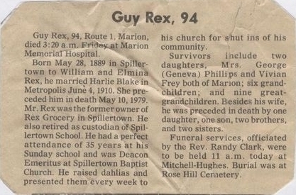 Guy Rex obit
