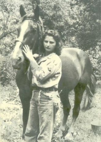 Delores with Horse