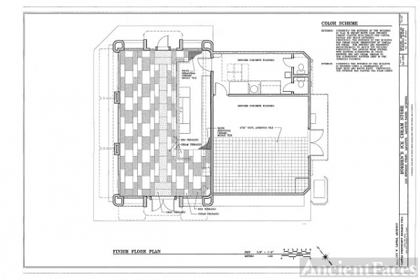 Finish Floor Plan - Borden's Ice Cream Store, 1103...