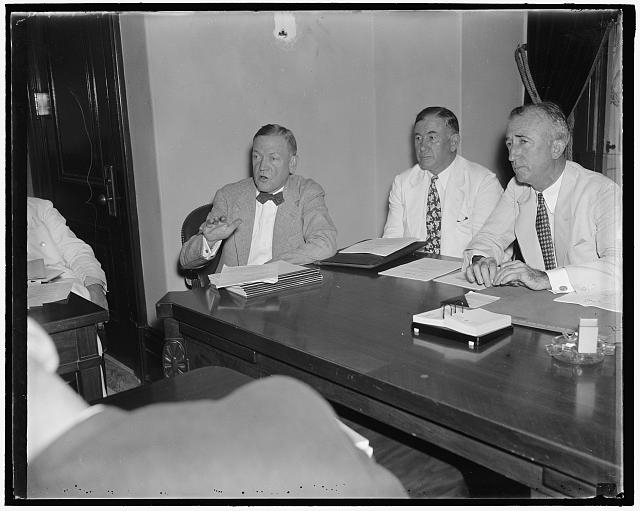 Reorganization hearing, Washington, D.C., Aug 2. New...