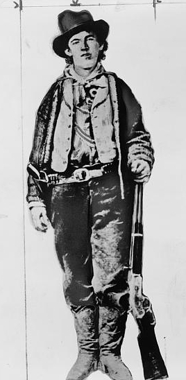 [Billy the Kid, full-length portrait, facing front]