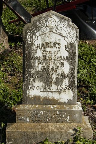 tombstone Charles E. Poston