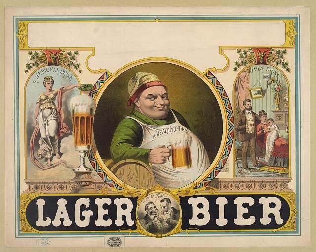 Lager bier / J.Z.(?) Wood ; Mensing & Stecher,...
