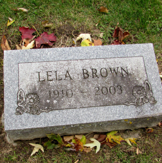 Lela Brown Gravesite