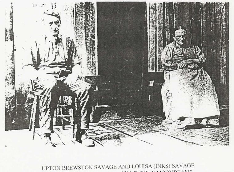 Upton Brewston Savage & His Wife, Louisa Inks
