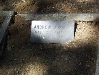 Andrew Dorman Headstone