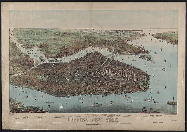 The city of greater New York / [...] Charles Hart.