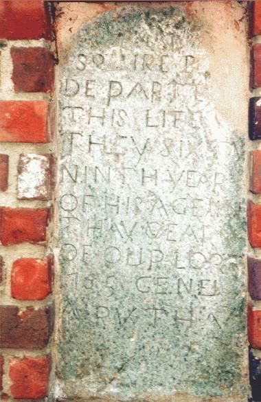 Squire Boone's grave stone