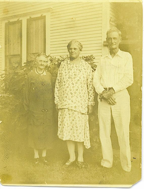 Adolphus & Sally Winburn Ward & sis, Maggie Edward