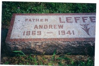 ANDREW STERLING LEFFRW GRAVE STONE