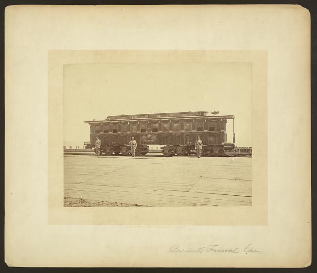 President Abraham Lincoln's railroad funeral car 