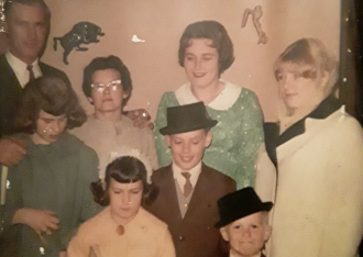 Walter Schelsky and his family