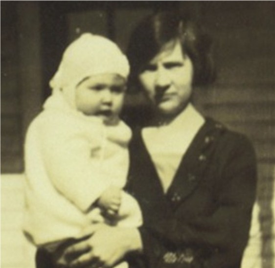 Pearl Fleming Cobb and daughter Theda 