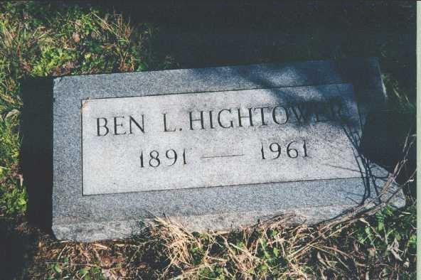 Benjamin Lee Hightower Gravesite