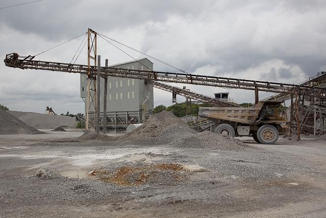 Vulcan Materials Company limestone quarry, Tuscumbia,...