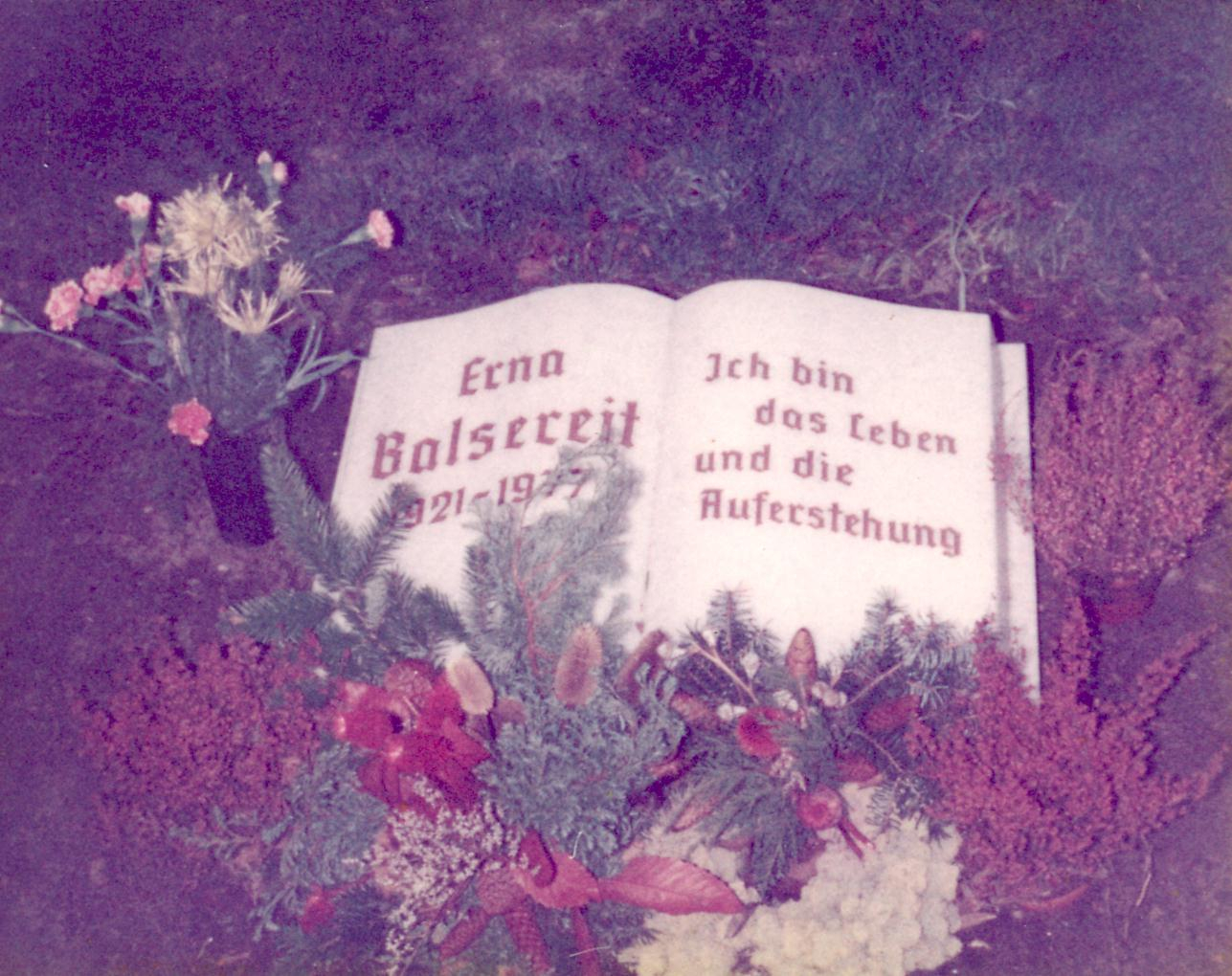 Erno Balsereit Gravesite