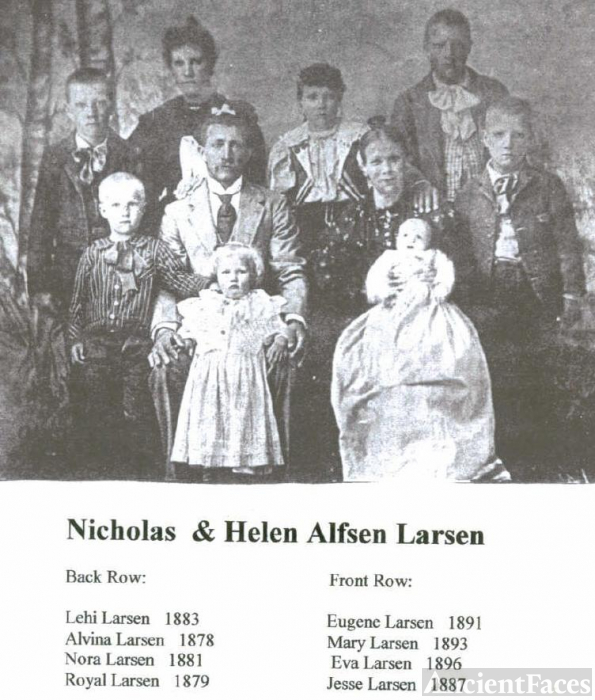 Nicholas Larsen and Helen Alfson Family