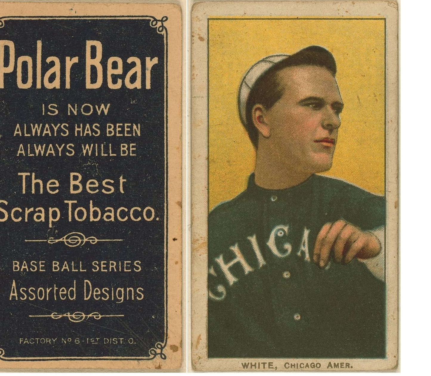 Doc White 1910 Chicago White Sox Baseball card 