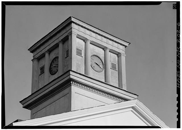 6. Detail of clock tower from northwest - Alcorn State...