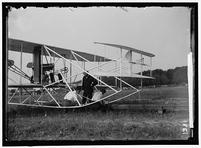 WRIGHT FLIGHTS, FORT MYER, VA, JULY 1909. FIRST ARMY...