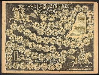 Los charros contrabandistas. Juego de dados