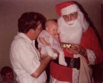 Elmer Dettmer as Santa!