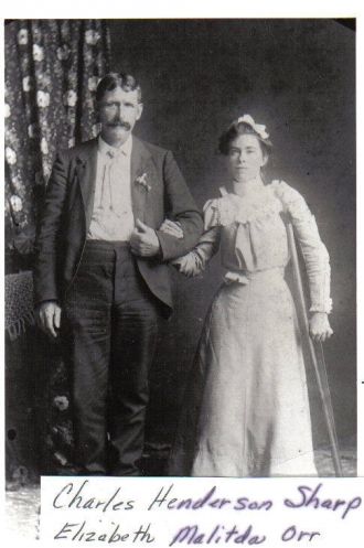 Charles Henderson Sharp & Elizabeth Matilda Orr