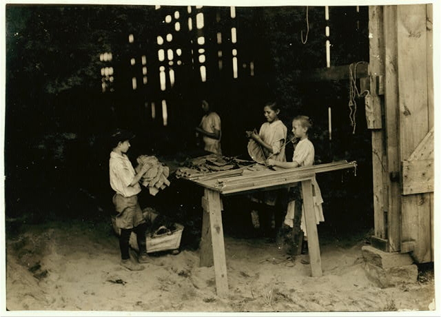 10 year old leaf boy and three "stringers" 10, 12, and 13...