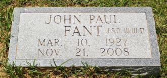 John Paul Fant Gravesite