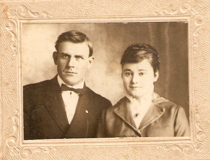 Wedding Irene Hair &  Mr.Jessie Palmer Hodges Tx 1916