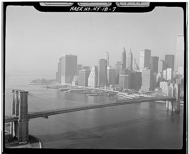 7. View looking SW towards lower Manhattan. Jet Lowe,...