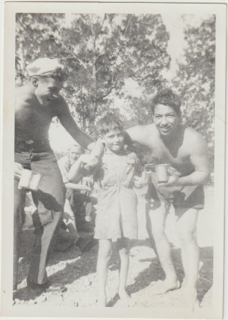 In Australia with the American efforts to stop the Empire of Japan expansion. 