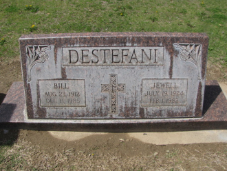 Bill and Jewell Destefani Gravesite
