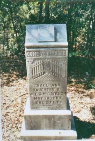 Grace Ann Burrow Gravestone