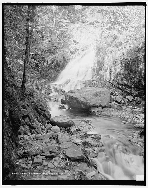 Veil Falls, Ossipee Mount Park, Lake Winnipesaukee, N.H.