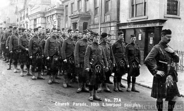 Liverpool Scottish, Tunbridge Wells, 1914