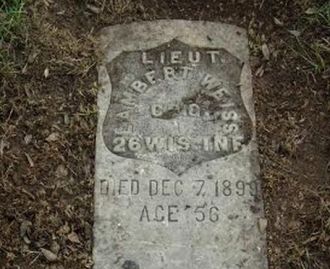 Lambert Weiss gravesite