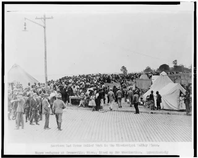 American Red Cross relief work in the Mississippi Valley...