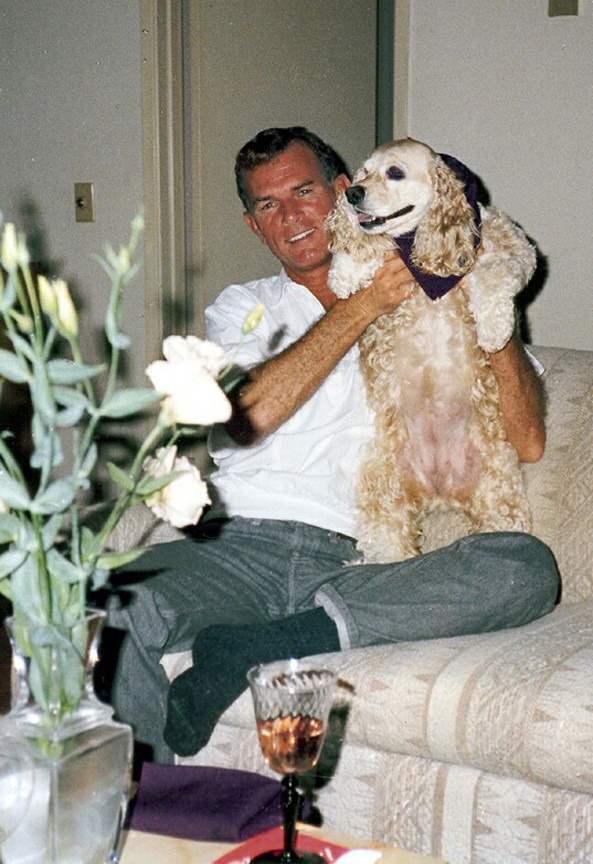 Rohn with Stella in San Diego