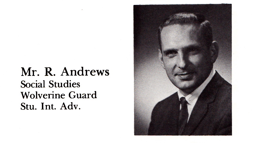 Mr. R. Andrews Social Studies