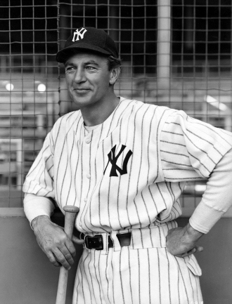 Gary Cooper as Lou Gehrig