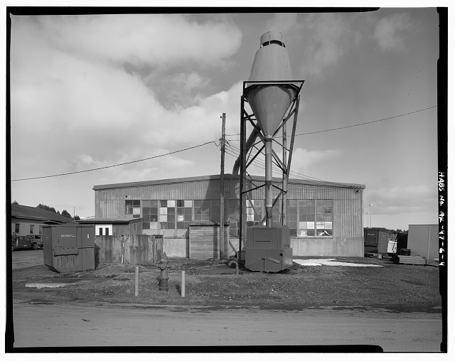 4. MACHINE SHOP SOUTHWEST ELEVATION - Kodiak Naval...