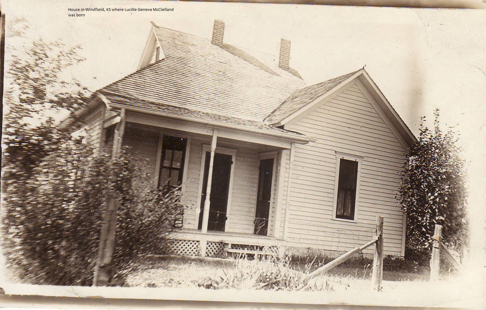 Lucille (McClelland) Bomstead Home, Kansas