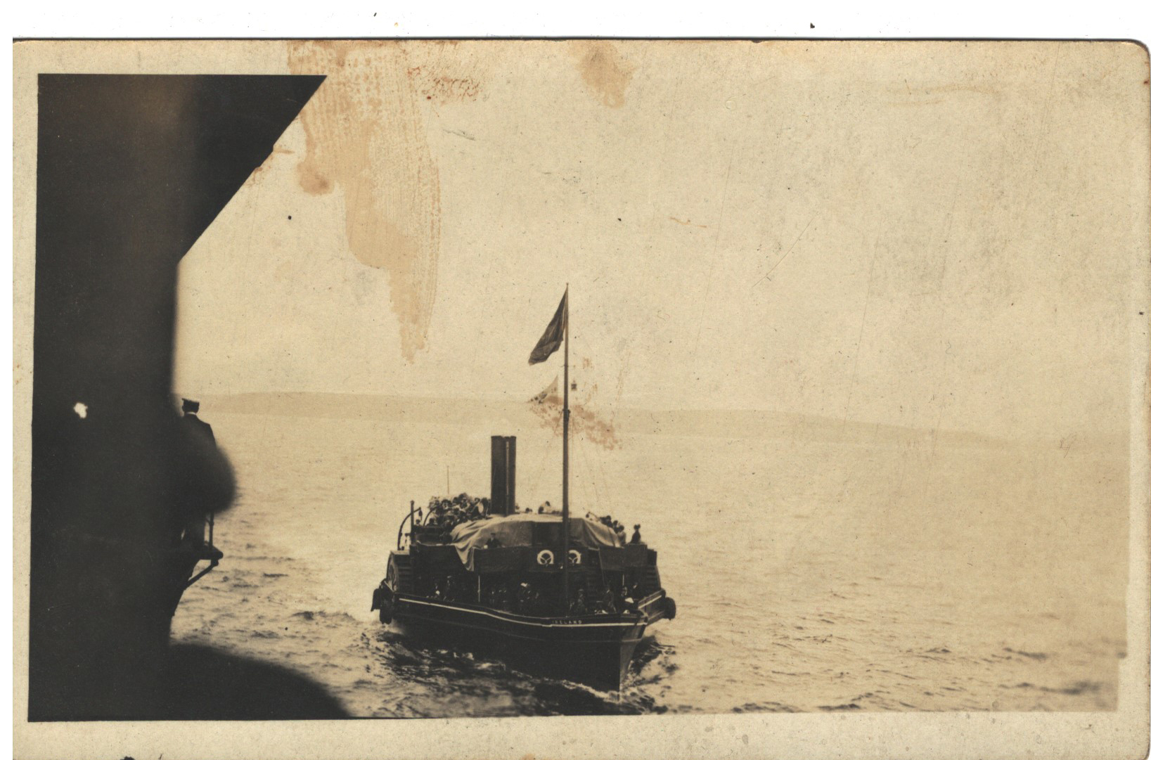 It's a boat on the water