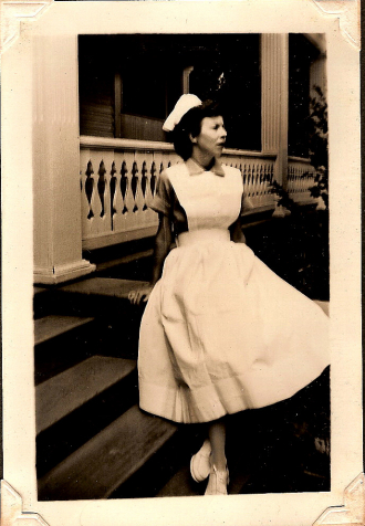 Eloise Cliatt Spaeth in Grady Nurses' Uniform