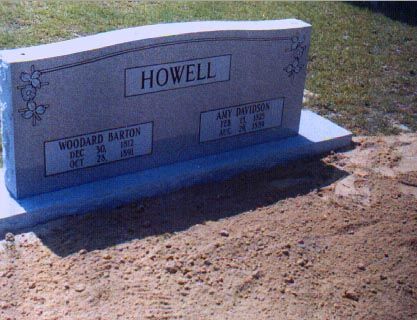 Woodard Barton Howell Headstone