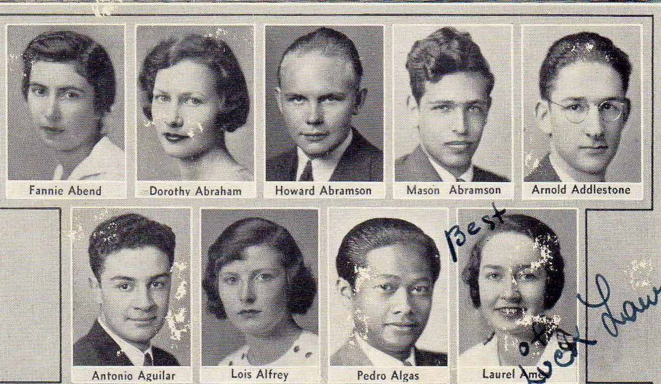 Fannie Abend and 1933 Lowell High CA